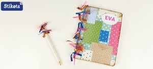 Scrap booking notebook 