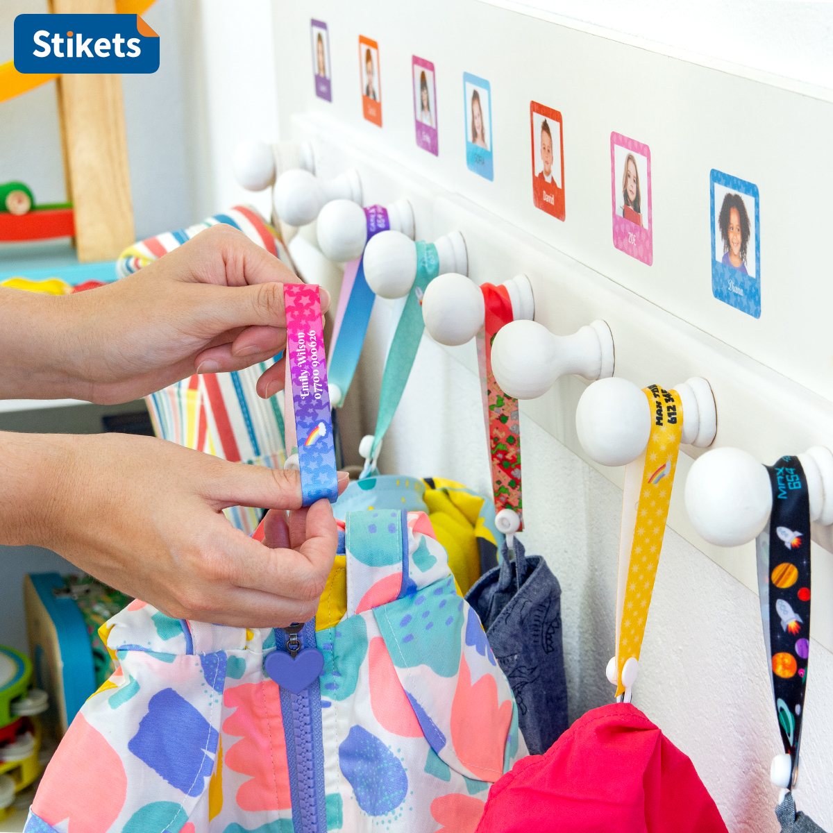 New NoSew Hanging Loops For Your Children's Coats! Stikets Company