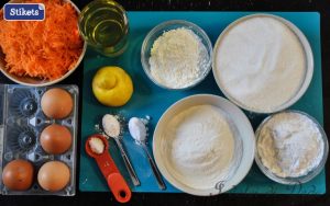 Recipe gluten-free carrot cupcakes Stikets 